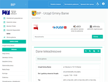 Tablet Screenshot of bip.banie.pl